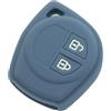 BROVACS Custodia protettiva in silicone compatibile con telecomando a 2 pulsanti Suzuki CV4545 nero corallo