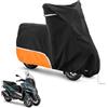 Catolsss Telo di copertura per moto per esterni, impermeabile e invernale, tessuto Oxford 420D, adatto per Piaggio MP3 250/310/300/350/400/500/530 (colore arancione)
