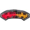 TOPZONE Fanale Posteriore Fanale Posteriore a LED + Indicatori Di Direzione Trasparente Fit Ducati MULTISTRADA 1200/1200 S (2010-2014)