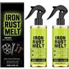 Generic Iron Rust Melt Spray, Iron Melt PRO, Rust Remover Spray for Metal，2Pcs | Heavy-Duty Rust Stain Remover,Fast Rusts Removal & Corrosion Protection for Tools,Machinery, Steel & Automotive Metal Parts