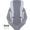 TaTonCycle Parabrezza Cupolino per moto ADV350 ADV 350 2022 2023 2024 2025 2026 Protezione dal vento Deflettore antivento (marrone)