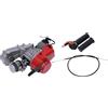 NIGORIY Motore a Benzina Motore Minimoto 49cc 2 Tempi, Pullstart Quad Pocket Bike, Mini Moto Cross ATV Scooter con Filtro Dell'aria Carburatore Motore a Scoppio