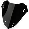 Mirevia Parabrezza per moto Parabrezza per moto per x-max 300 Per X-MAX300 XMAX300(Nero)