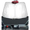 GAFAT [Update] GAFAT Compatibile con Renault Clio 6 2026 2027 Parasole per Parabrezza Anteriore Interno, Accessori Clio VI Evolution Techno Esprit Alpine, Raffreddamento, Protezione UV, UPF 50+