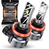 SEALIGHT H11 LED Fog Light Bulbs H11/H8/H16/H9, 2025 Cool White Bulbs 10000LM 600% Super Brightness, 6000K White Fog Light Bulbs, Non-Polarity