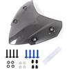 JAYWIS Cupolino Parabrezza Anteriore Per Moto Per Yamaha XMAX300 X-MAX250 Xmax 250 300 2017-2022 Parabrezza Paravento(Fumo,Tipo 1)