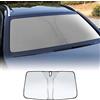 FDAIUN per BMW X1/ix1 U11 2025 2024 2022 2023 Parasole per Auto Pieghevole Coprisole Auto Parabrezza bloccato i Raggi UV Protezione Parasole (Argento)