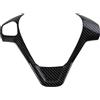 XEDLAMP Adesivo con rivestimento in paillettes for coprivolante for auto, for Ford, for Ecosport 2013-2017 Nuovo, for Fiesta MK7 2009-2017, Accessori interni Adesivo per volante(1hole carbon black)