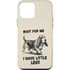 Basset Hound Dog Lover Gifts Custodia per iPhone 12 mini Wait for Me I Have Little Legs Divertente Basset Hound