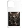 Awesome Rock'n Roll Cat Design Meme Styl Custodia per iPhone 16 Pro Max Divertente Punk Rock Cat Band Music Amante Regali