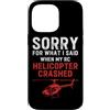 Funny RC Helicopter Gifts for Men and Wo Custodia per iPhone 14 Pro Max RC elicottero elicottero RC di corsa di telecomando