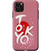 CRAZEELEBAH JAPAN INC Custodia per iPhone 11 Pro Max TOKYO GIAPPONE FLOREALE GRAFICA SAKURA FIORE DI CILIEGIO