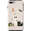 Ghost Nurse Halloween Custodia per iPhone 7 Plus/8 Plus Carino infermiera fantasma gatto nero Halloween infermieristica