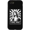 Funny Christian Anime Faith Art Custodia per iPhone SE (2020) / 7/8 I Got You Jesus John 3:16 Divertente Christian Anime