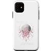 CRAZEELEBAH JAPAN INC Custodia per iPhone 11 GIAPPONE SAKURA, CRATERE LUNARE CON FIORI DI CILIEGIO