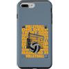 Christian Volleyball Faith Custodia per iPhone 7 Plus/8 Plus Christian Volleyball Isaia 40:31 Fidati di Dio