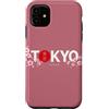 CRAZEELEBAH JAPAN INC Custodia per iPhone 11 TOKYO GIAPPONE MINIMALISTA ESTETICA SAKURA FIORE DI CILIEGIO