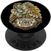 Jimbeels THALLUS LOBES STUDY Lichenologia Natura Biologia PopSockets PopGrip Adesivo
