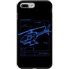 Funny RC Helicopter Gifts for Men and Wo Custodia per iPhone 7 Plus/8 Plus RC elicottero elicottero RC di corsa di telecomando