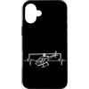 Funny RC Helicopter Gifts for Men and Wo Custodia per iPhone 16 Plus RC elicottero elicottero RC di corsa di telecomando