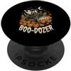 Funny Spooky Season Halloween Party Appa Divertente bulldozer bulldozer zucche Halloween retrò PopSockets PopGrip Adesivo