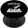 Vintage Calligraphy and Ancient Writing Scrittologia Arte Dell'antica Calligrafia Mano PopSockets PopGrip Adesivo