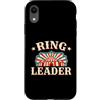 Circus Ring Leader Gifts Custodia per iPhone XR Anello leader, divertente motivo circo interprete carnevale