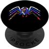 Flow Roll Co. BJJ Spider Belt Brazilian Jiu Jitsu Ramping Design PopSockets PopGrip Adesivo