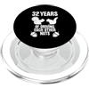 Fraxoweb 32 Anni di guida a vicenda Noci Moglie Marito Matrimonio PopSockets PopGrip per MagSafe