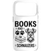 Funny Schnauzer And Book Designs Custodia per iPhone 17 Pro Libri E Schnauzer Schnauzer Divertente