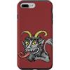 Lacy Chenault Custodia per iPhone 7 Plus/8 Plus Illustrazione di arte popolare di Krampus disegnato a mano dell'annata
