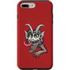 Lacy Chenault Custodia per iPhone 7 Plus/8 Plus Illustrazione di arte popolare di Krampus disegnato a mano dell'annata