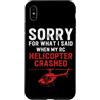 Funny RC Helicopter Gifts for Men and Wo Custodia per iPhone XS Max RC elicottero elicottero RC di corsa di telecomando