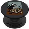 Scacchi Giochi e giocattoli Accessori Re Gatti Scacchi Giocatore di scacchi gioco d scacchi Scacchi PopSockets PopGrip Adesivo