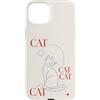 Paw Pact Prints Custodia per iPhone 15 Plus Minimalista Cat Lover Cat Mom Pet Animal