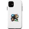 Abbigliamento Fotografia Robot Creativo Custodia per iPhone 11 Macchina Fotografica Robot Flash Grafica