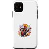 Abbigliamento Chitarra Elettrica Musica Custodia per iPhone 11 Chitarrista Fiamma Musicista Retro Grafica