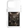 Awesome Rock'n Roll Cat Design Meme Styl Custodia per iPhone 16 Pro Divertente Punk Rock Cat Band Music Amante Regali