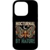 Nocturnal Moth Nature Moon Lovers Custodia per iPhone 14 Pro Notturno Per Natura Falena Luna