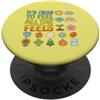 World Mental Health Awareness Day Yellow Okay Feel All The Feels Giornata della salute mentale Bambini per i ragazzi PopSockets PopGrip Adesivo