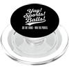 Funny Football Sayings & Funny Football Yay! Sports! Palline! (Fare la cosa, vincere i punti) Calcio PopSockets PopGrip per MagSafe