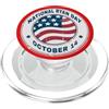 NATIONAL RYAN DAY OCT 14 by Scarebaby De Giornata nazionale di Ryan con bandiera americana PopSockets PopGrip per MagSafe