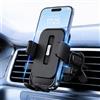 JAPORIA Porta Cellulare Auto, Porta Cellulare Auto Bocchette Aria 360 Gradi Rotazione, Portatelefono da Automobile Stabile Compatibile con iPhone, Galaxy, Tutti gli Smartphone Android