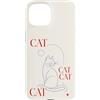 Paw Pact Prints Custodia per iPhone 15 Minimalista Cat Lover Cat Mom Pet Animal