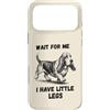 Basset Hound Dog Lover Gifts Custodia per iPhone 17 Pro Max Wait for Me I Have Little Legs Divertente Basset Hound