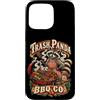Collettivo Chef Raccoon BBQ Custodia per iPhone 15 Pro Max Divertente Design di Raccoon per Amanti del BBQ