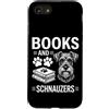 Funny Schnauzer And Book Design Custodia per iPhone SE (2020) / 7/8 Libri E Schnauzer Schnauzer Divertente