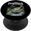 Osservatore Anfibi Palude Natura FrogWatch Field Observer Rane Palude Selvatica PopSockets PopGrip Adesivo