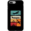Aviation Pilot Family Gifts Custodia per iPhone 7 Plus/8 Plus Design retrò per gli amanti degli aeroplani