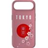 CRAZEELEBAH JAPAN INC Custodia per iPhone Air TOKYO GIAPPONE SAKURA VERTICALE FIORE DI CILIEGIO ROSSO SOLE